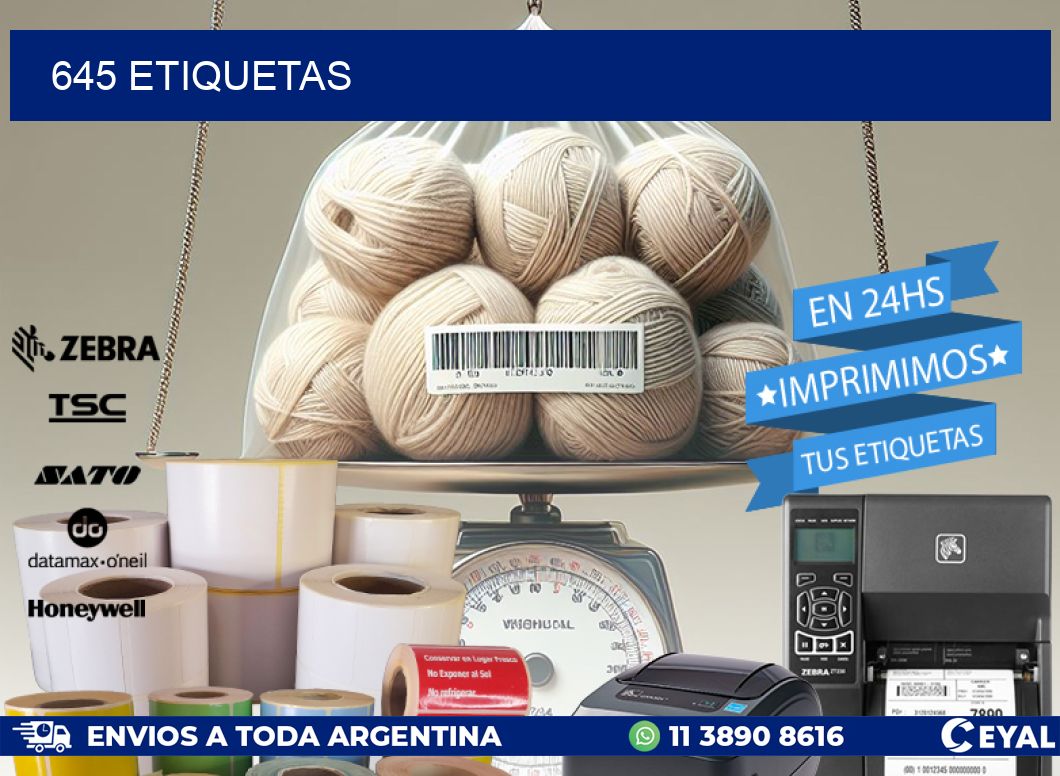 645 ETIQUETAS