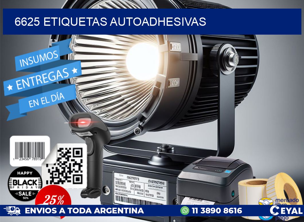 6625 ETIQUETAS AUTOADHESIVAS