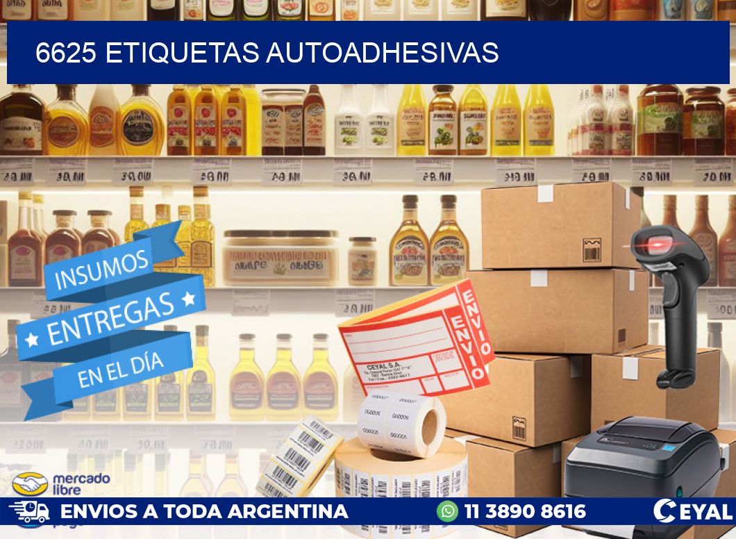 6625 ETIQUETAS AUTOADHESIVAS