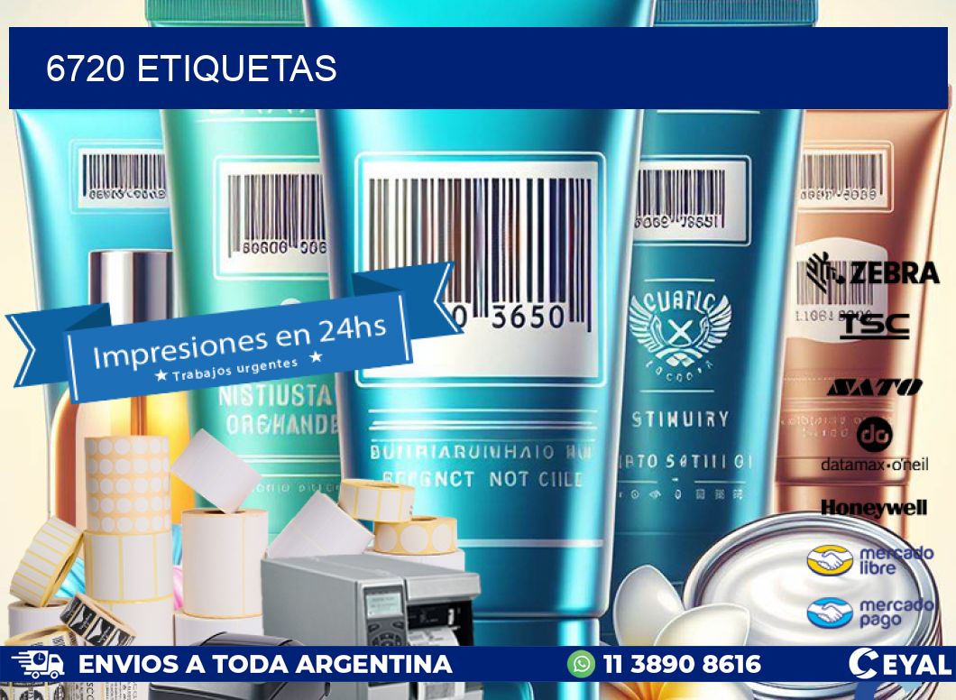 6720 ETIQUETAS