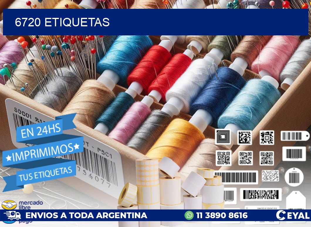 6720 ETIQUETAS