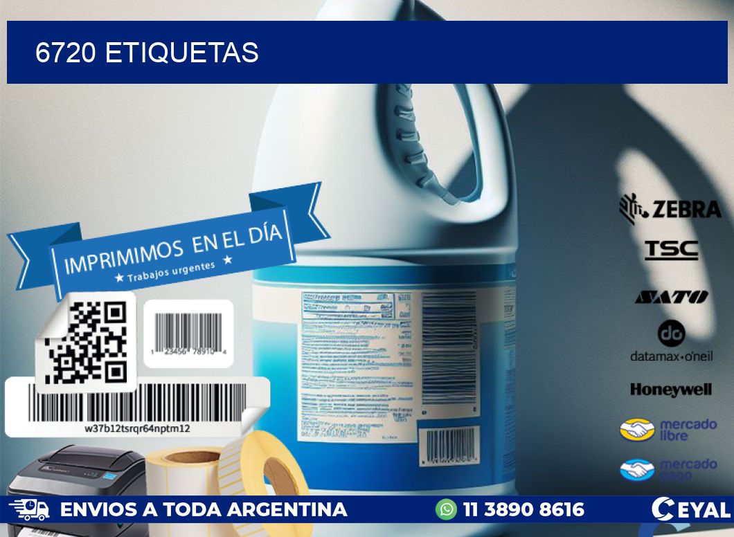 6720 ETIQUETAS