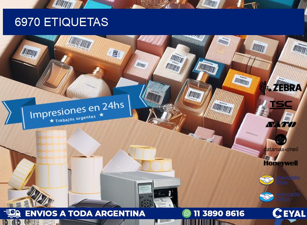 6970 ETIQUETAS