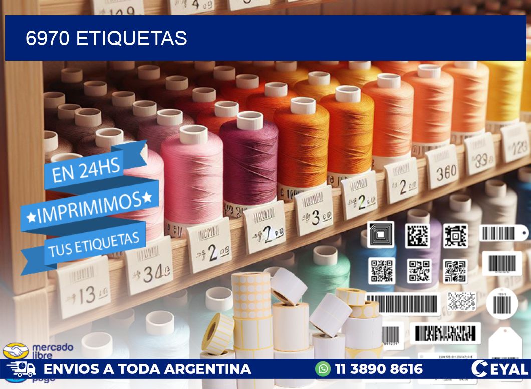6970 ETIQUETAS