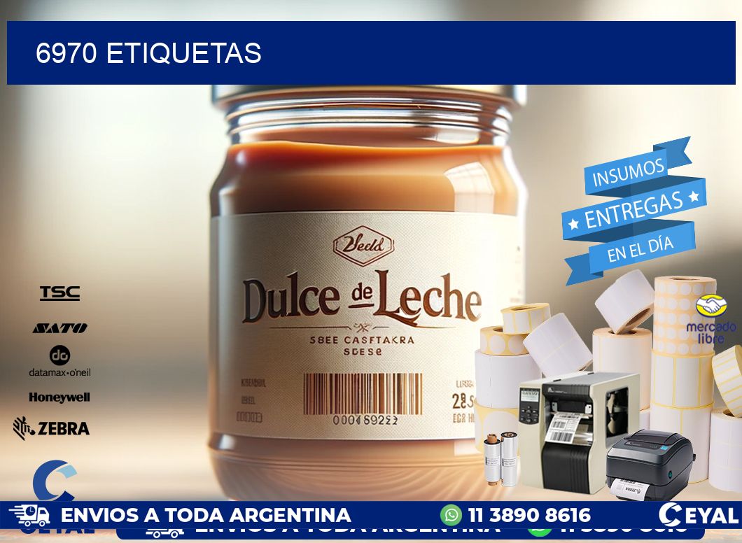 6970 ETIQUETAS