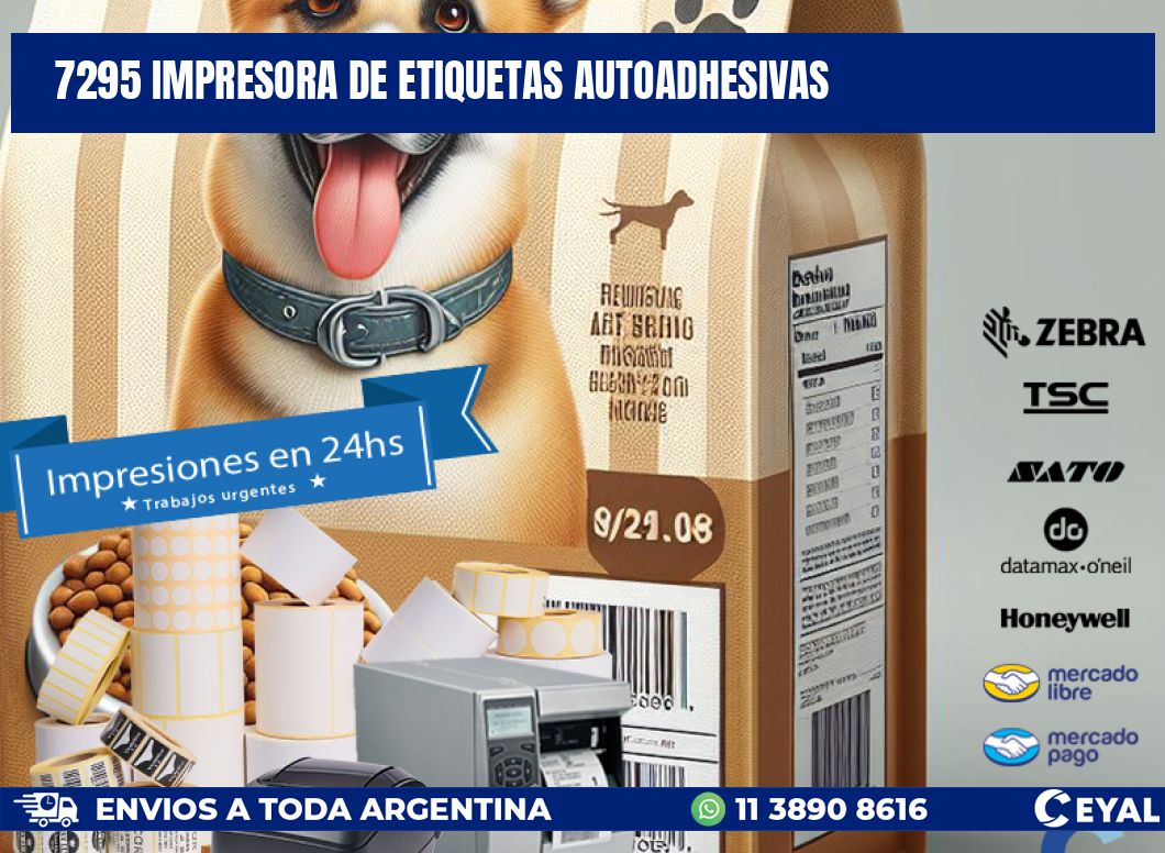 7295 IMPRESORA DE ETIQUETAS AUTOADHESIVAS