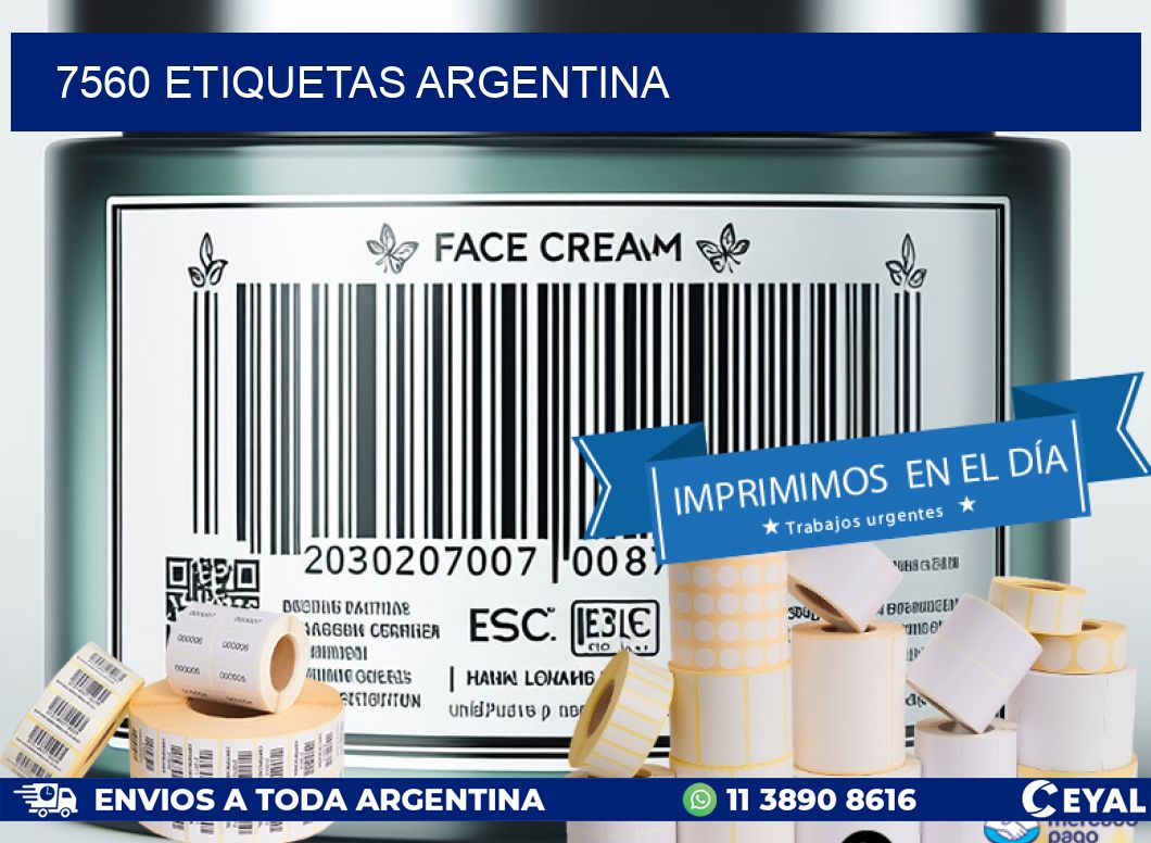 7560 ETIQUETAS ARGENTINA