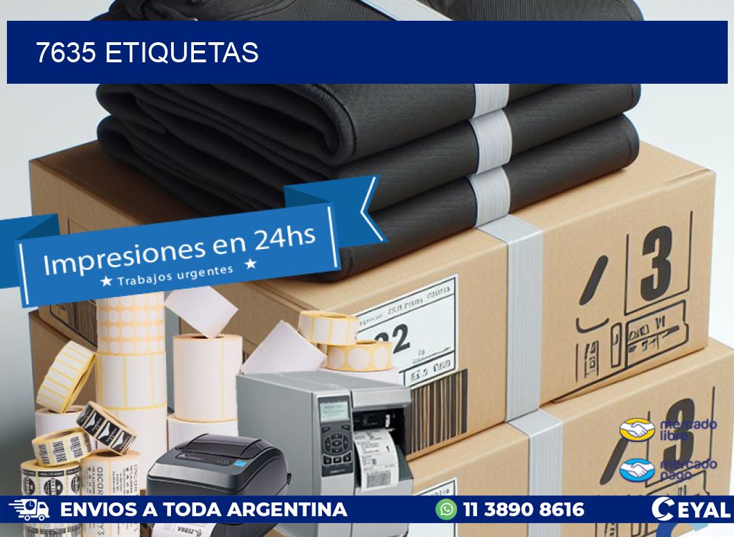 7635 ETIQUETAS