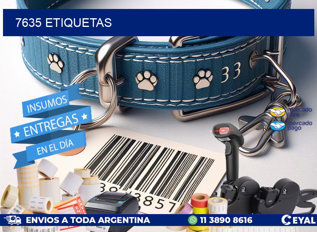 7635 ETIQUETAS