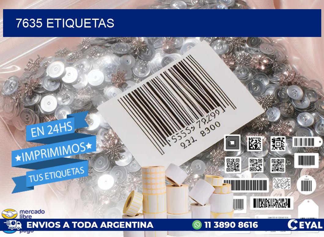 7635 ETIQUETAS