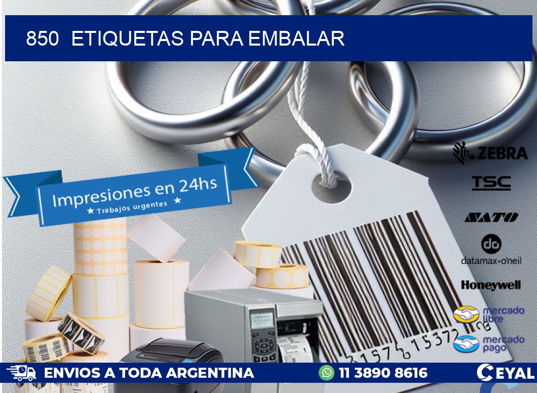 850  ETIQUETAS PARA EMBALAR