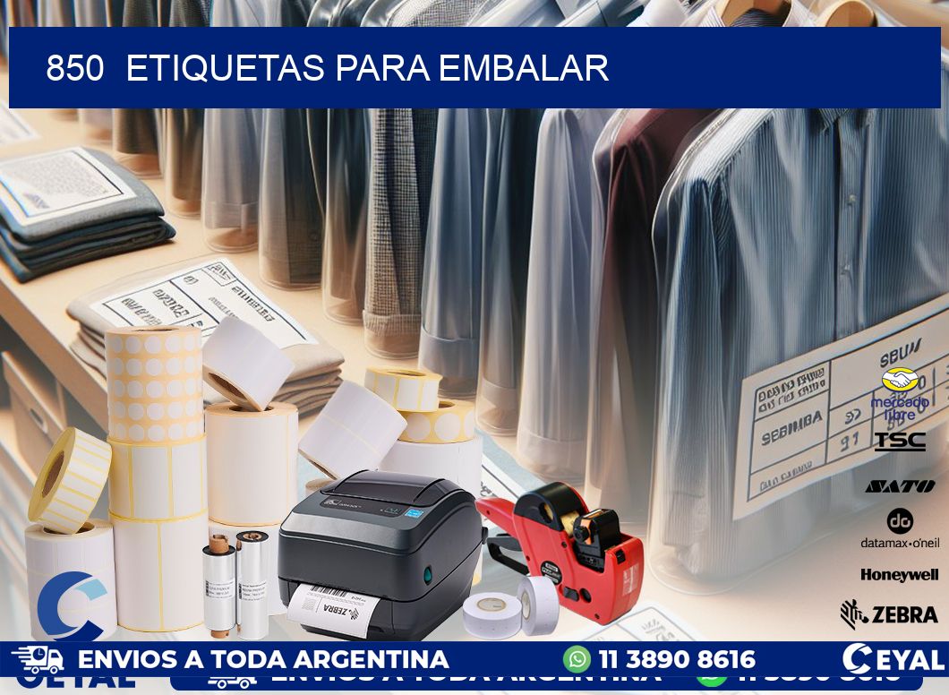 850  ETIQUETAS PARA EMBALAR