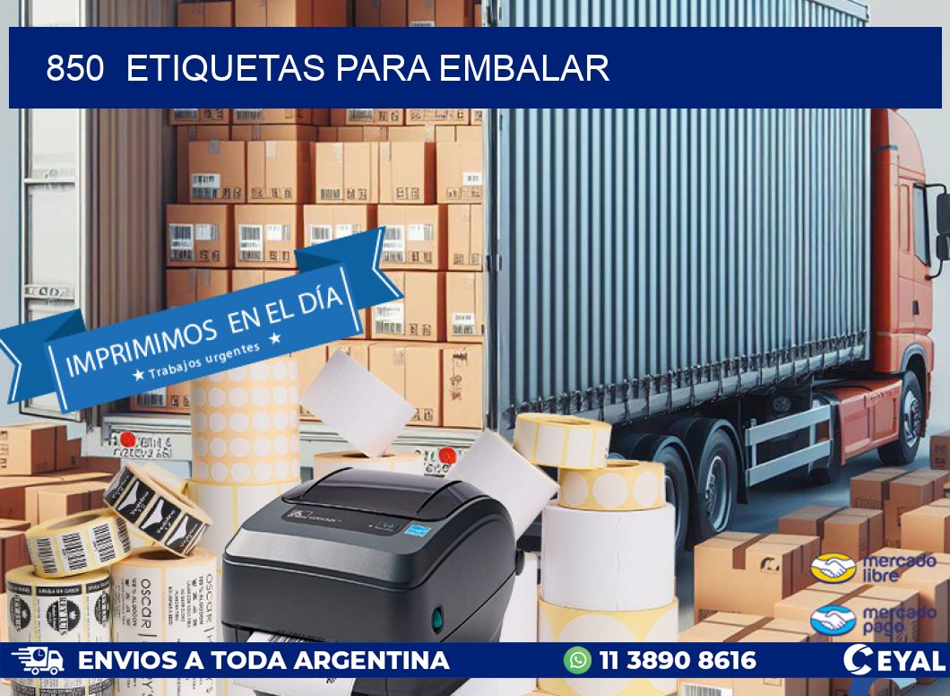 850  ETIQUETAS PARA EMBALAR