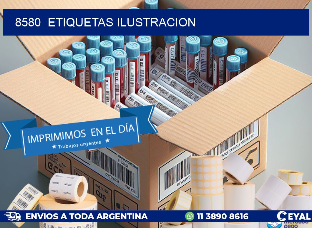 8580 ETIQUETAS ILUSTRACION