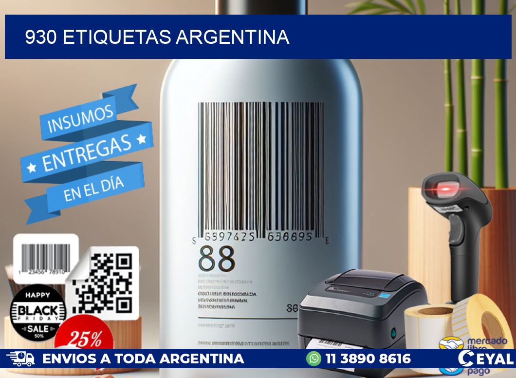 930 ETIQUETAS ARGENTINA