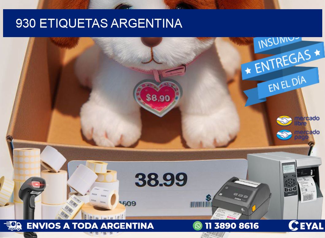 930 ETIQUETAS ARGENTINA