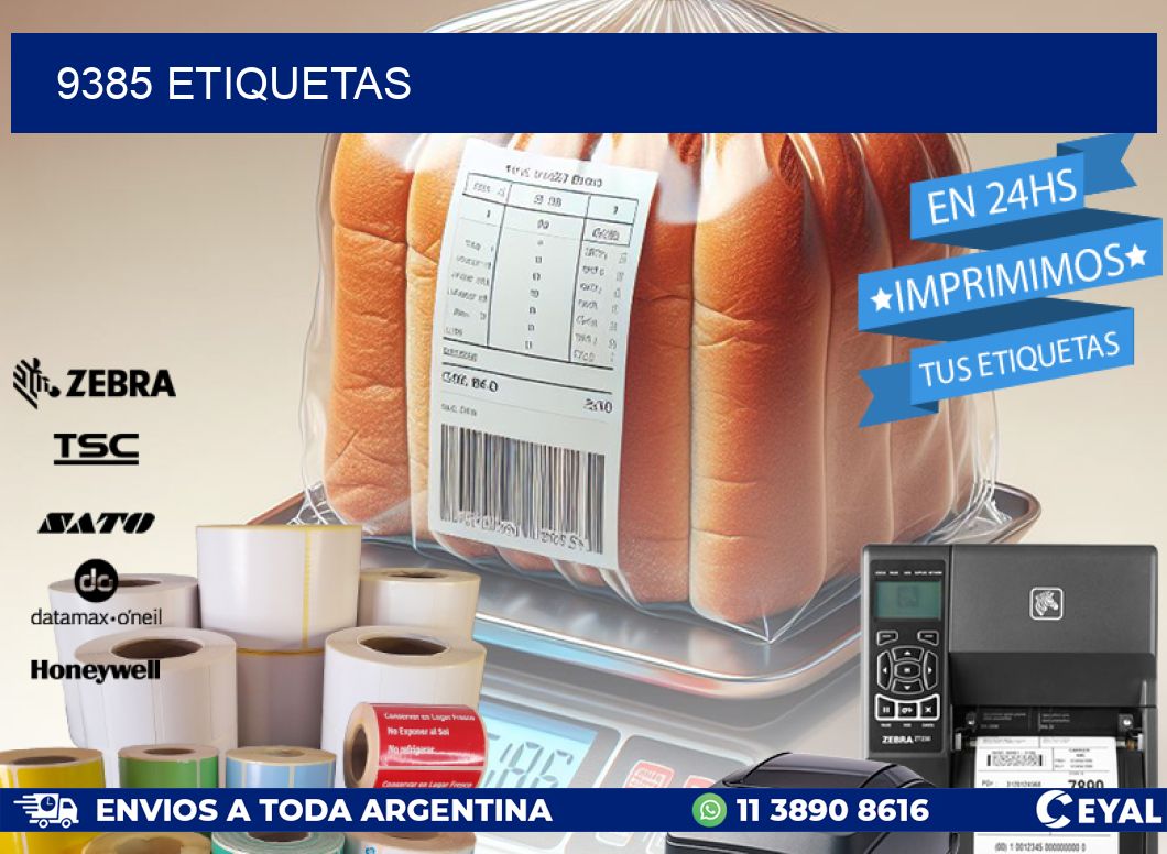 9385 ETIQUETAS