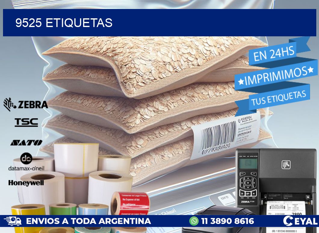 9525 ETIQUETAS