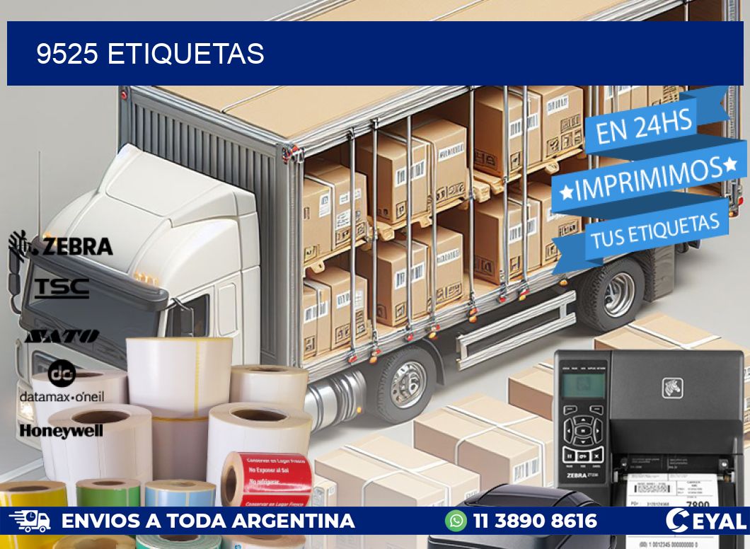 9525 ETIQUETAS