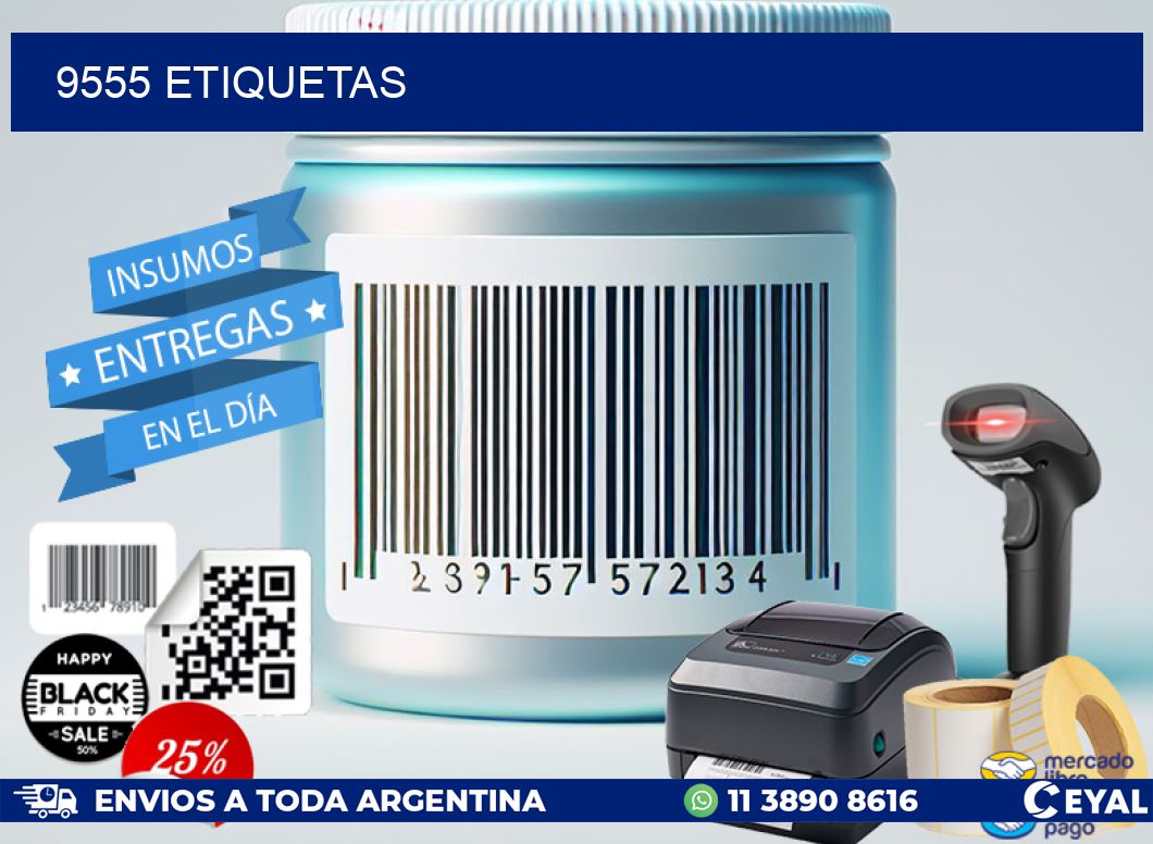 9555 ETIQUETAS
