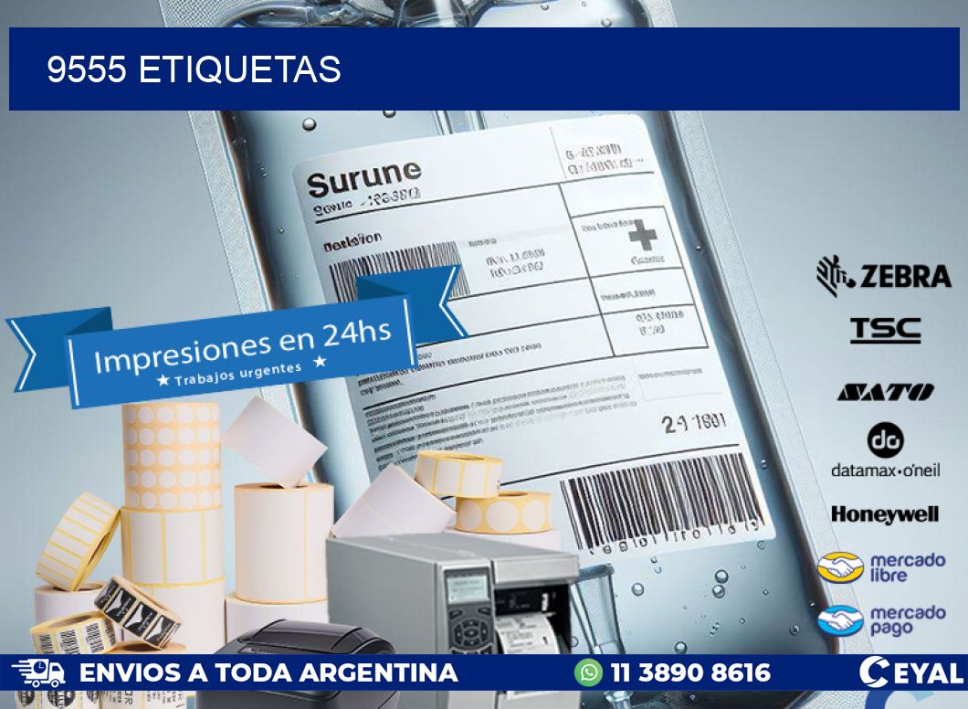 9555 ETIQUETAS
