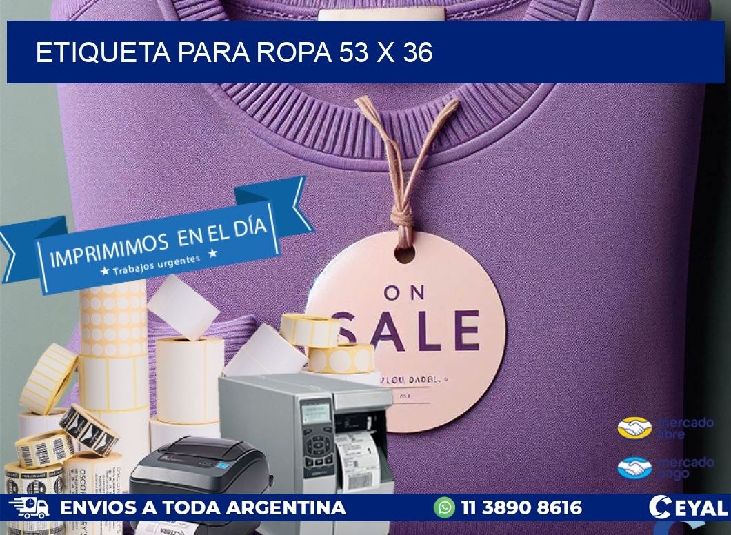 ETIQUETA PARA ROPA 53 x 36