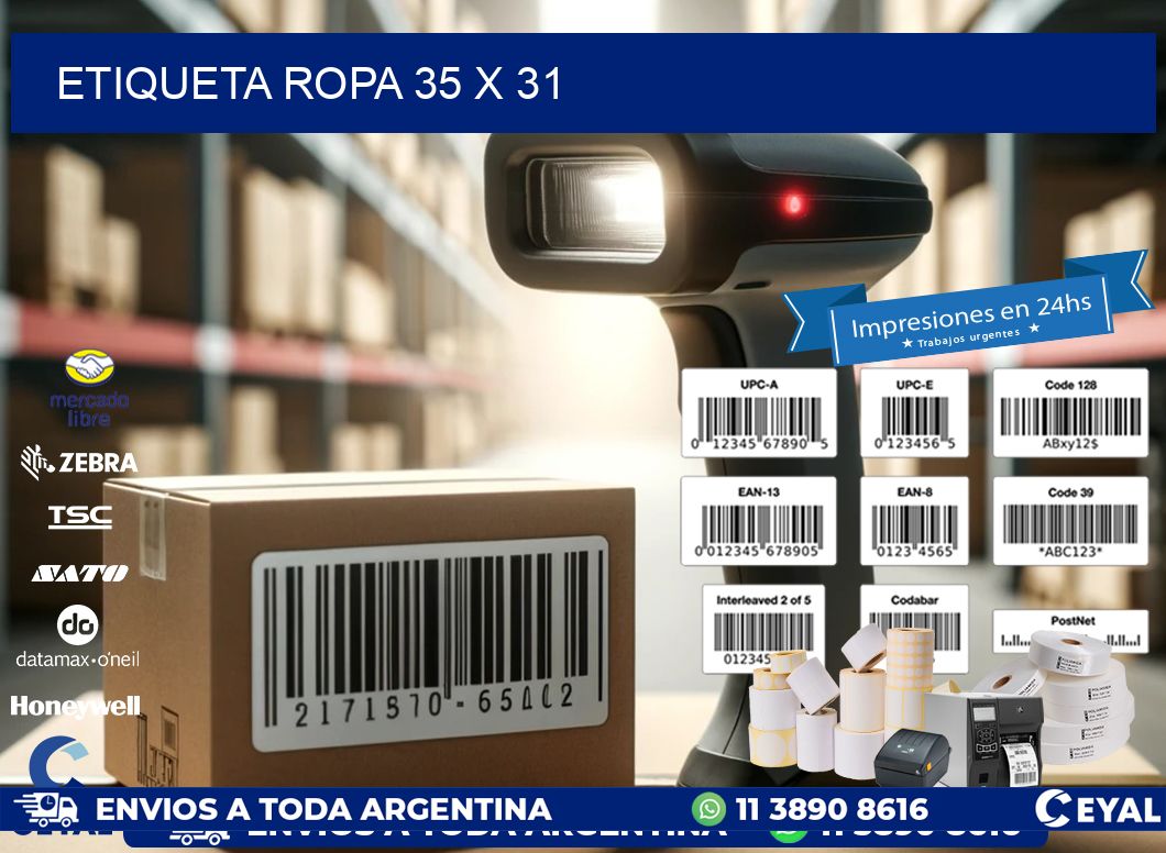 ETIQUETA ROPA 35 x 31