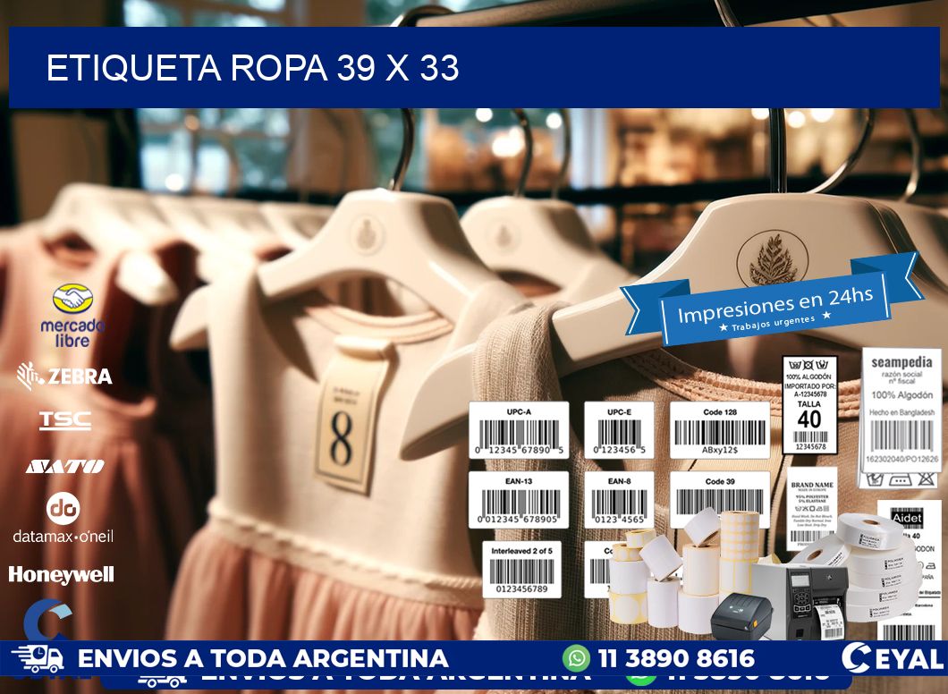 ETIQUETA ROPA 39 x 33