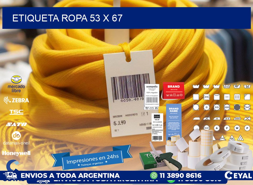 ETIQUETA ROPA 53 x 67