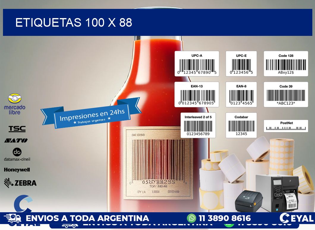 ETIQUETAS 100 x 88