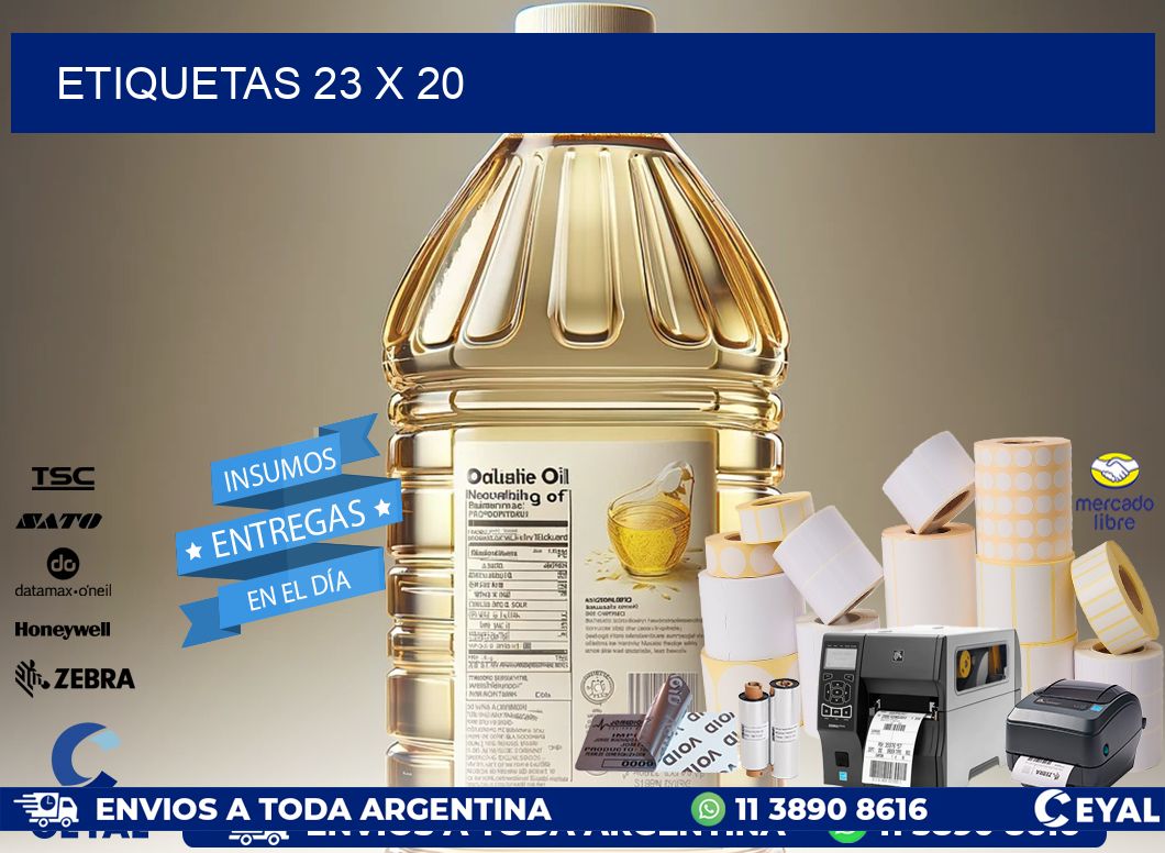 ETIQUETAS 23 x 20