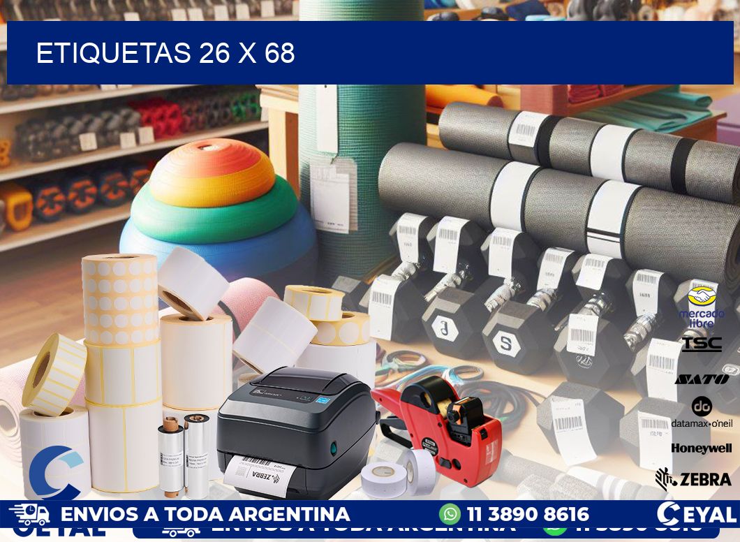 ETIQUETAS 26 x 68