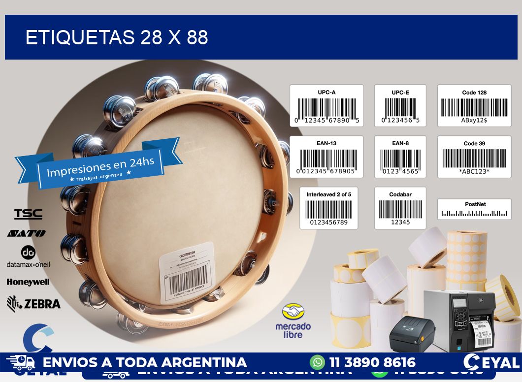 ETIQUETAS 28 x 88