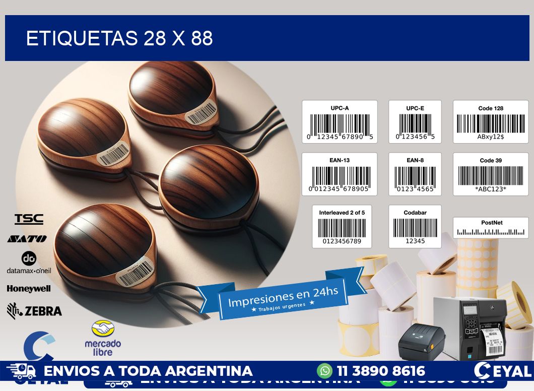 ETIQUETAS 28 x 88
