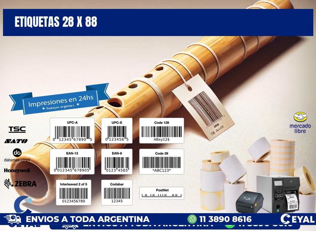 ETIQUETAS 28 x 88