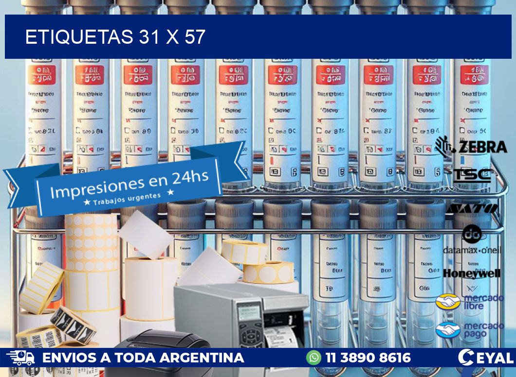 ETIQUETAS 31 x 57