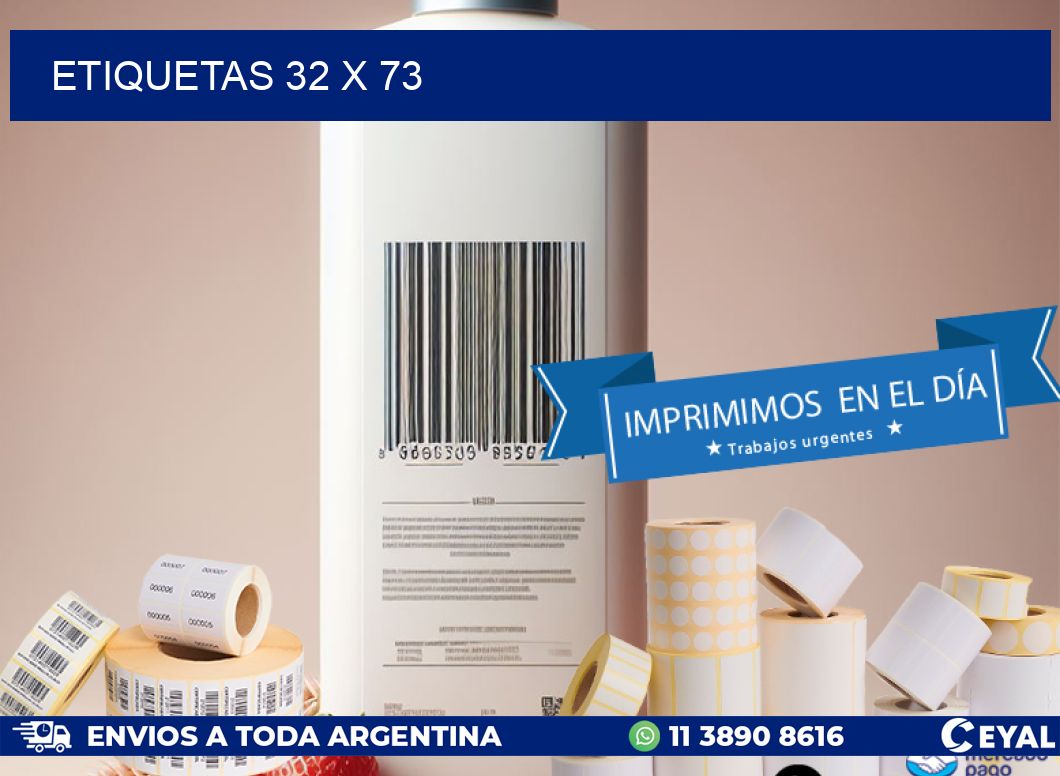 ETIQUETAS 32 x 73