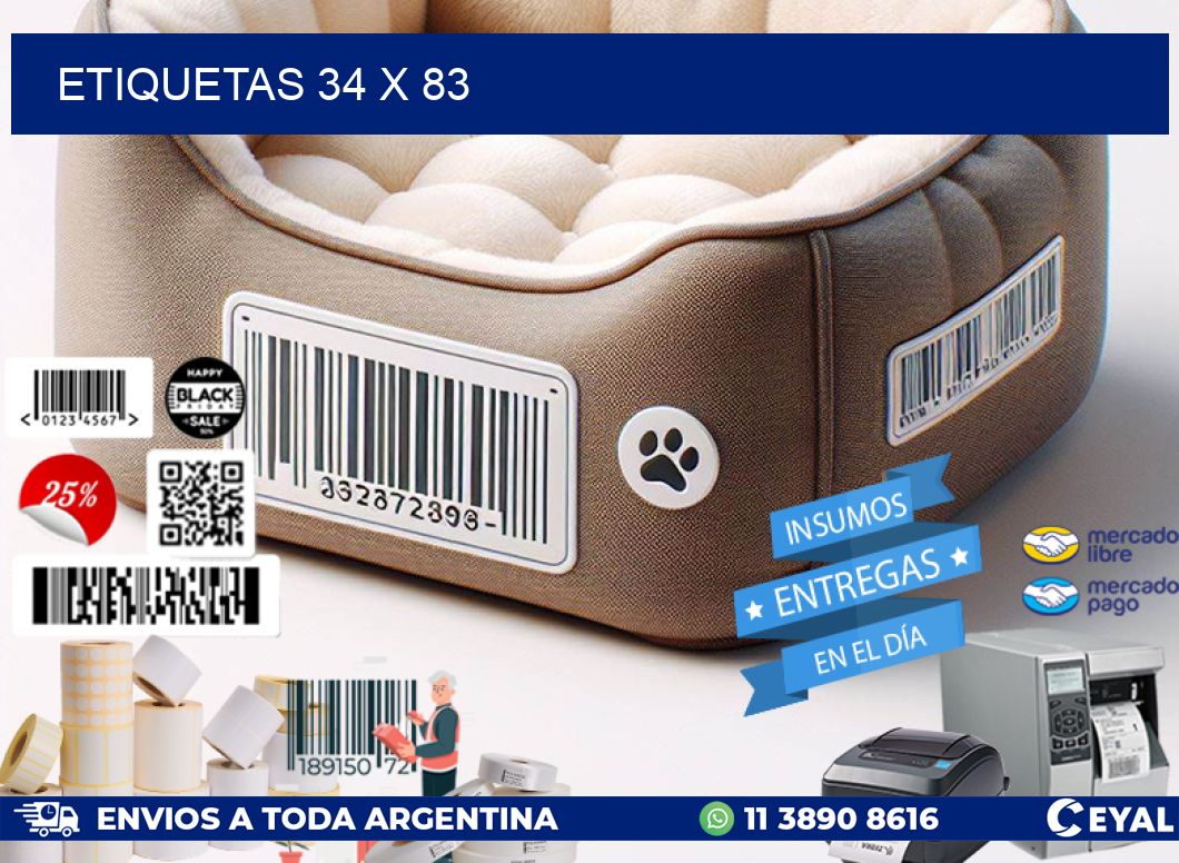ETIQUETAS 34 x 83