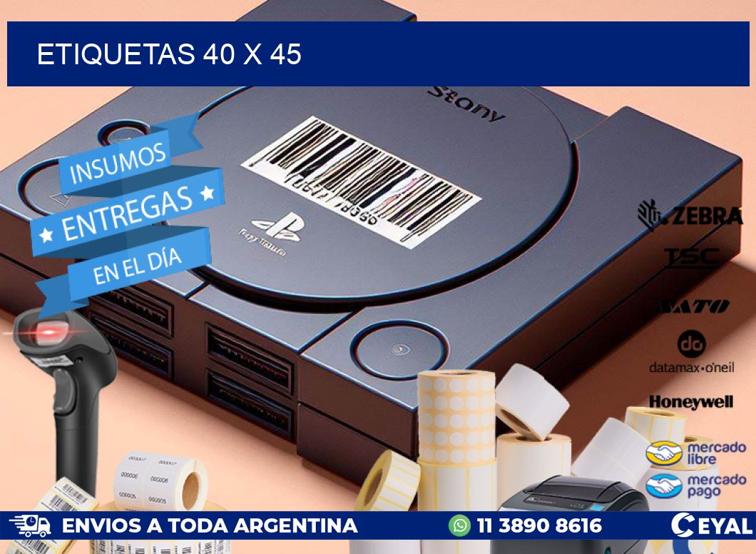 ETIQUETAS 40 x 45