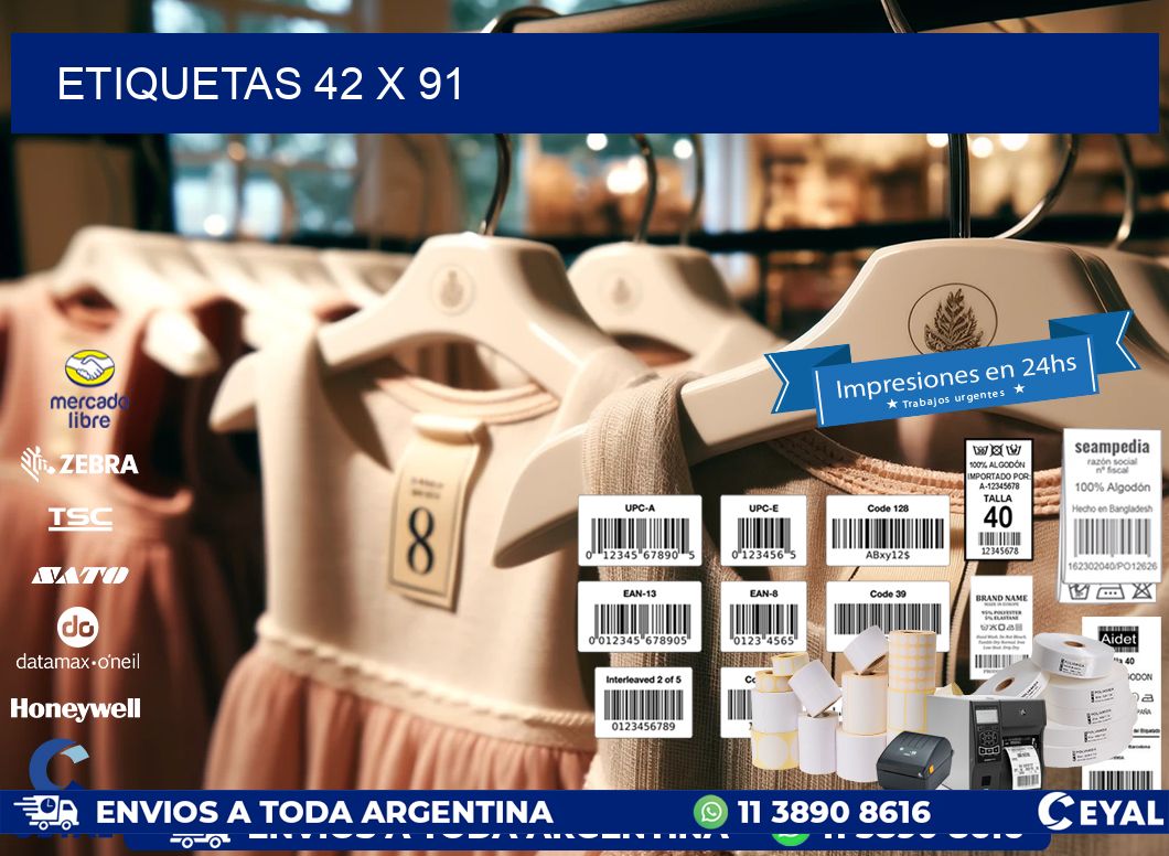 ETIQUETAS 42 x 91