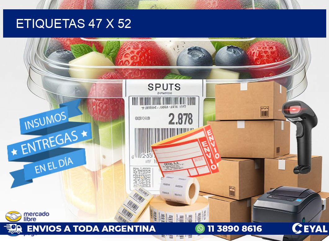 ETIQUETAS 47 x 52