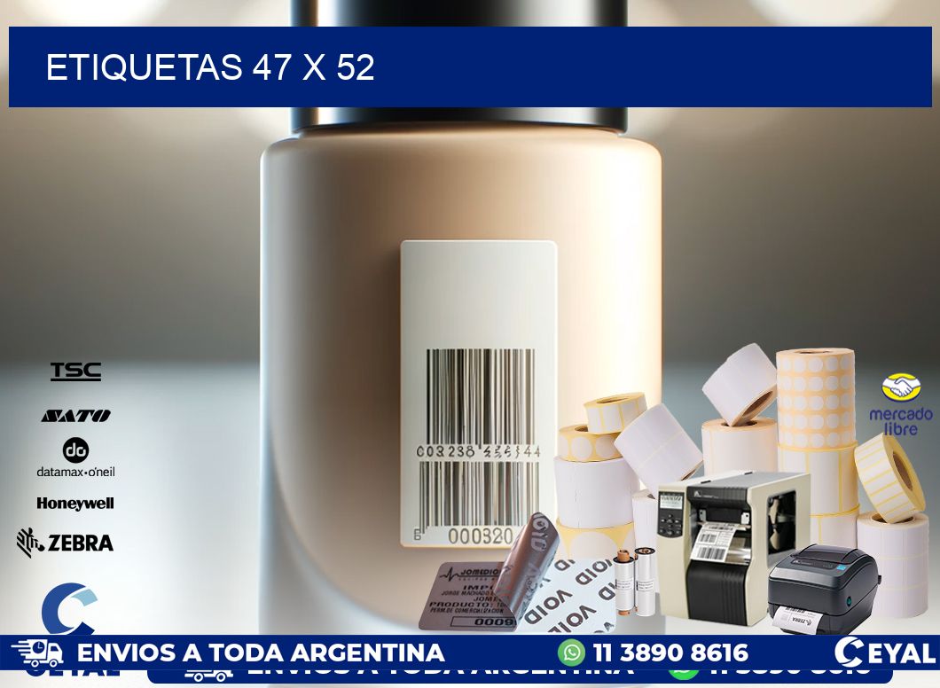 ETIQUETAS 47 x 52