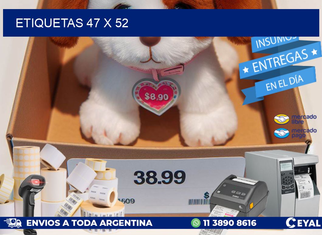ETIQUETAS 47 x 52