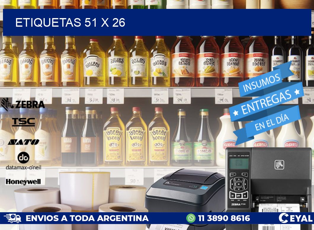 ETIQUETAS 51 x 26