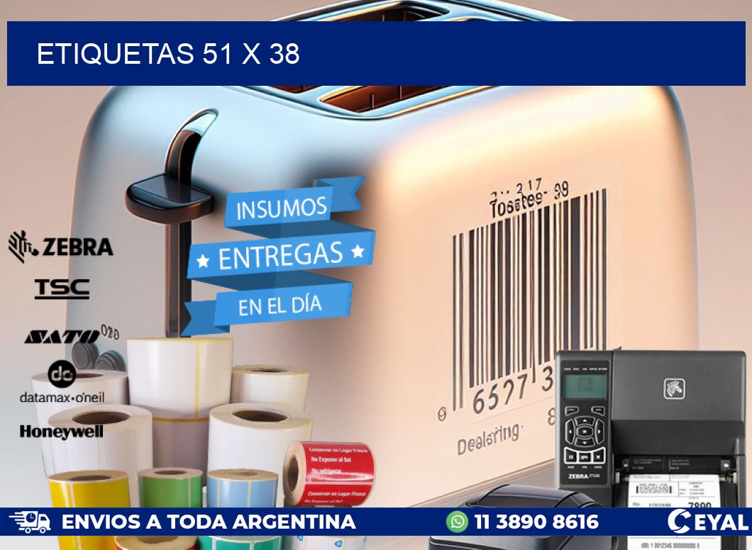 ETIQUETAS 51 x 38