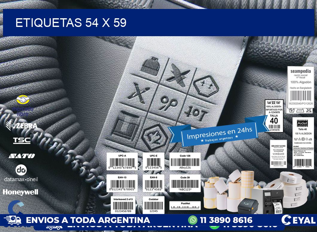 ETIQUETAS 54 x 59