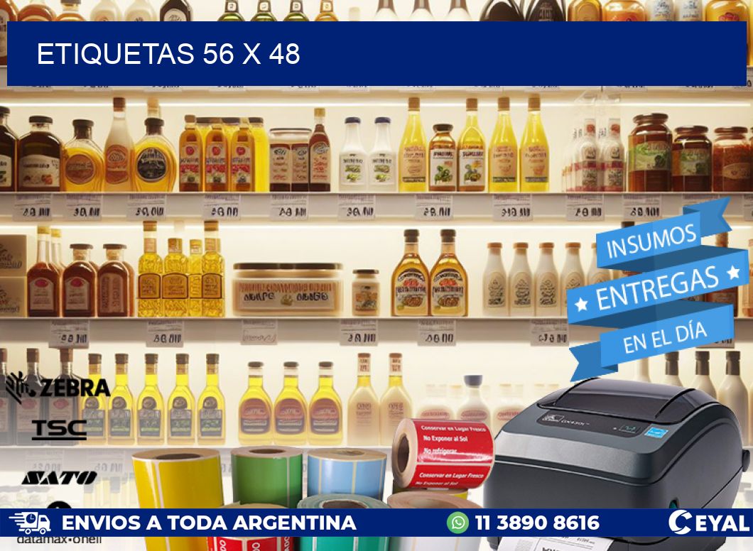ETIQUETAS 56 x 48