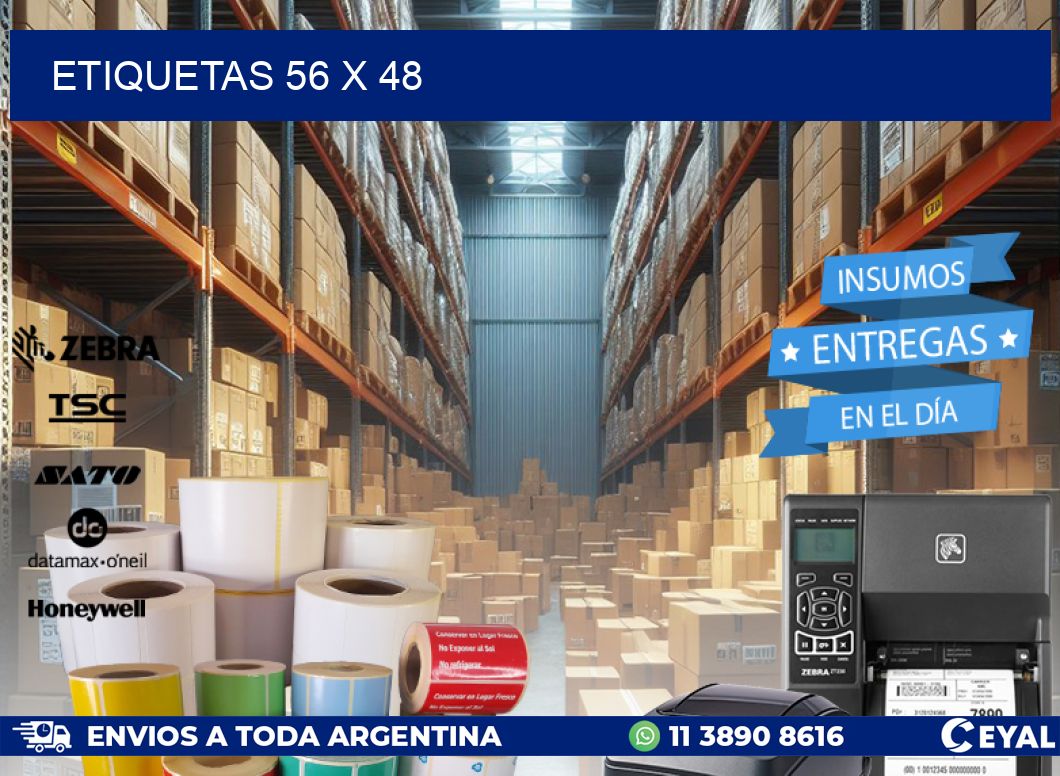 ETIQUETAS 56 x 48