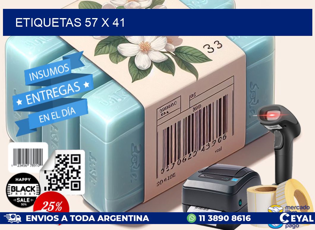 ETIQUETAS 57 x 41