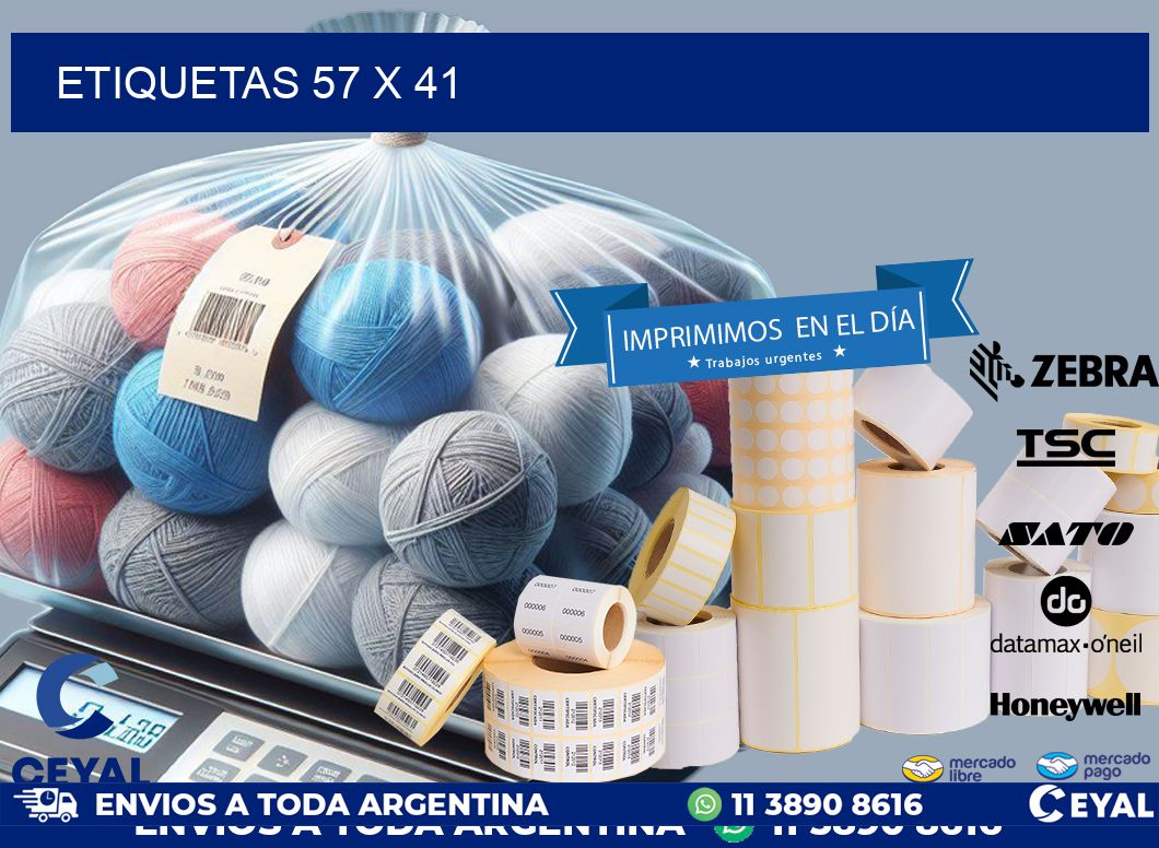 ETIQUETAS 57 x 41